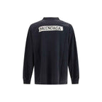 Balenciaga Black Cotton Sweatshirt