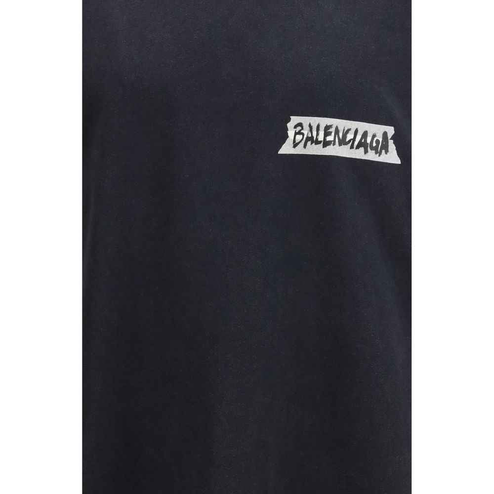 Balenciaga Black Cotton Sweatshirt