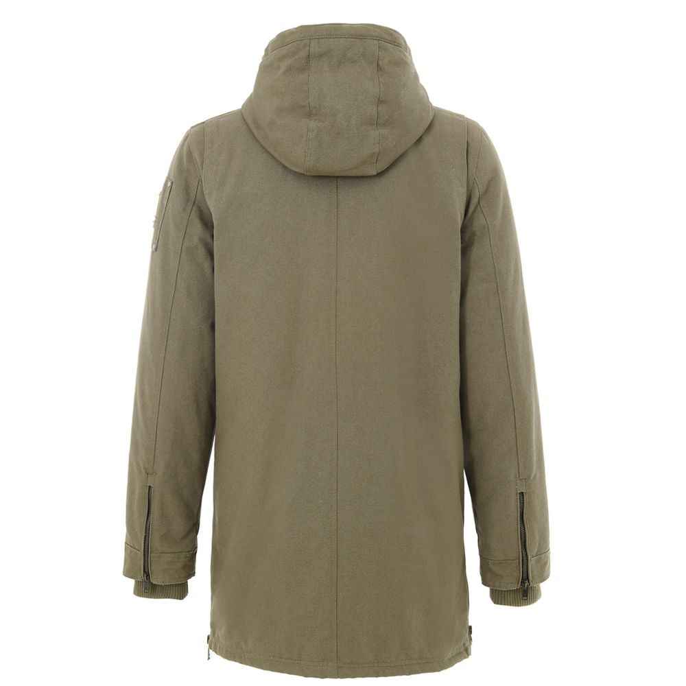 Moose Knuckles Green Cotton Parka