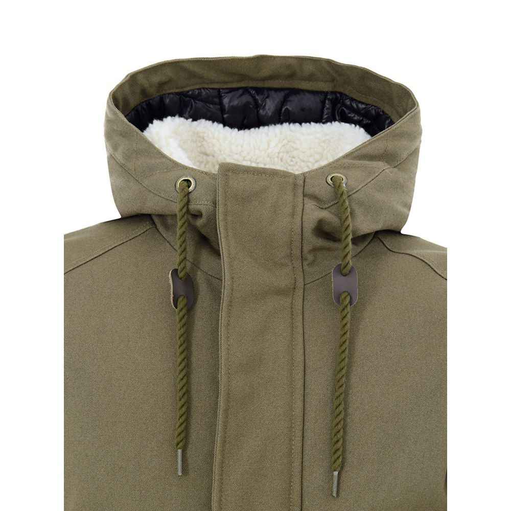 Moose Knuckles Green Cotton Parka