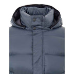 Moose Knuckles Gray Nylon Coat