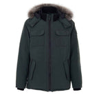 Moose Knuckles Green Nylon Parka