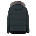 Moose Knuckles Green Nylon Parka
