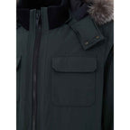 Moose Knuckles Green Nylon Parka