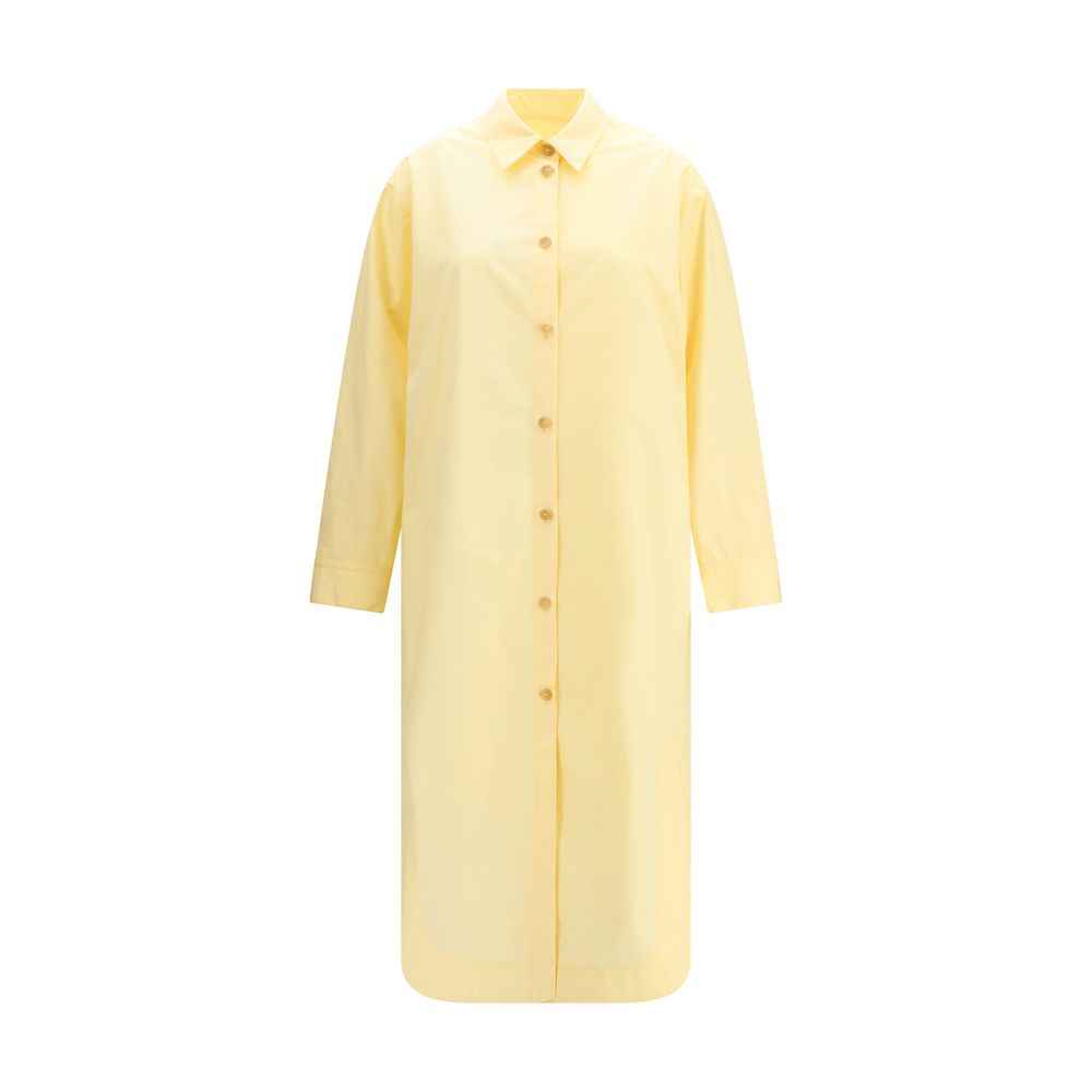 Khaite Bicolor Cotton Casual Dress