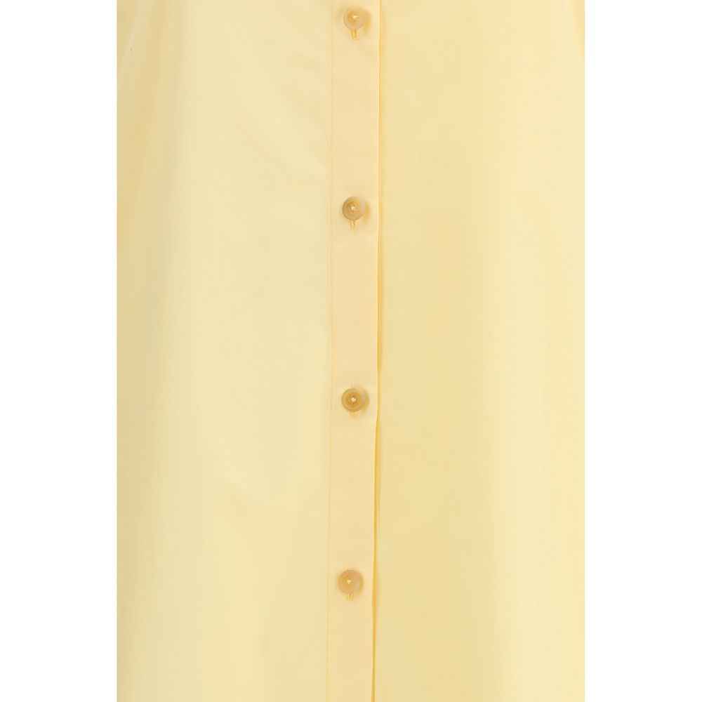 Khaite Bicolor Cotton Casual Dress