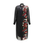 Khaite Black Silk Casual Dress