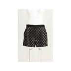 Gucci Black Viscose Bermuda Shorts