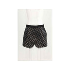 Gucci Black Viscose Bermuda Shorts