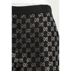 Gucci Black Viscose Bermuda Shorts