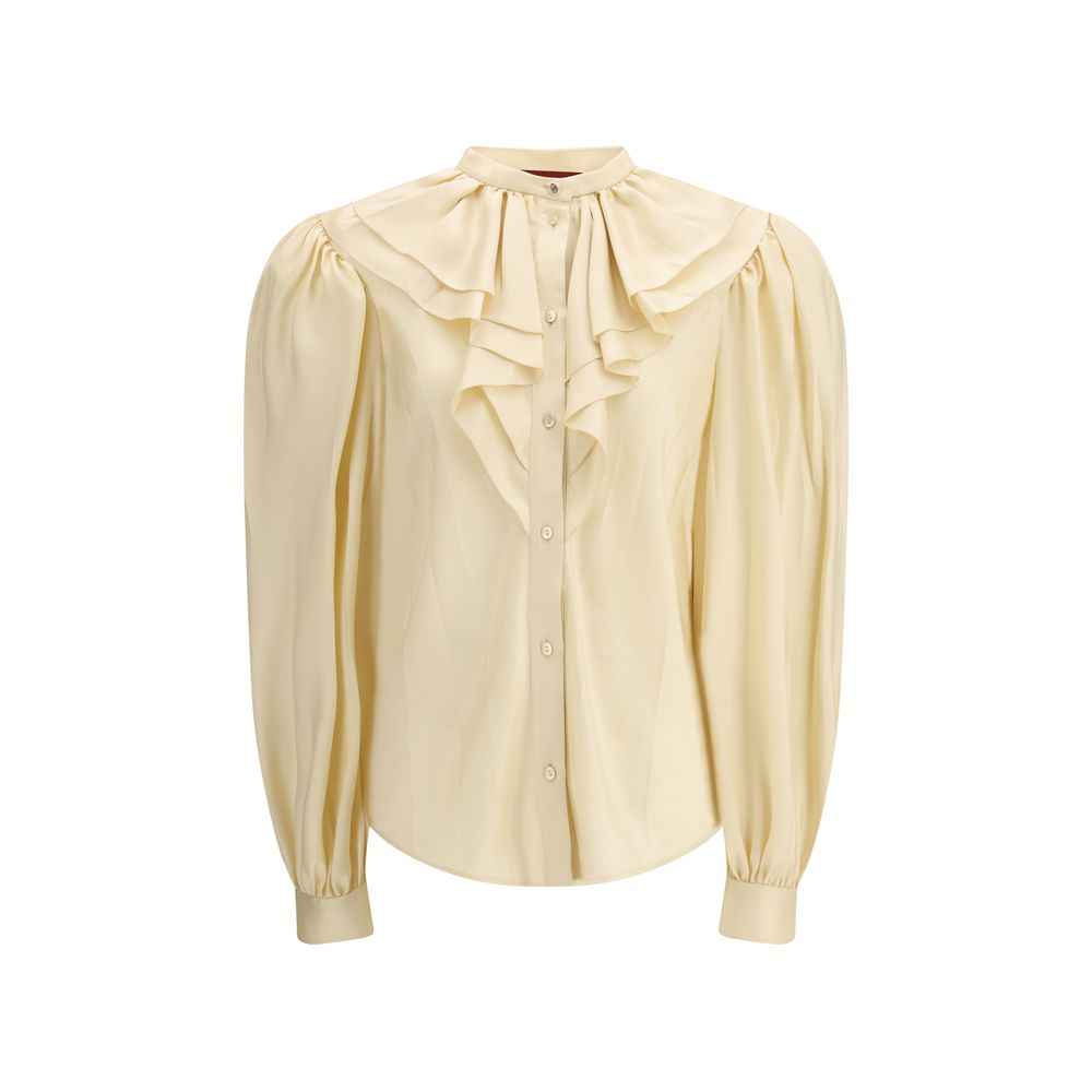 Gucci Beige Silk Shirt