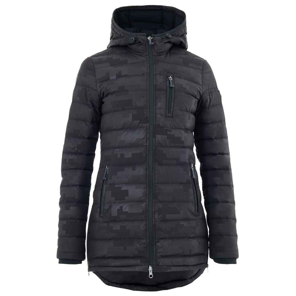 Moose Knuckles Black Nylon Coat