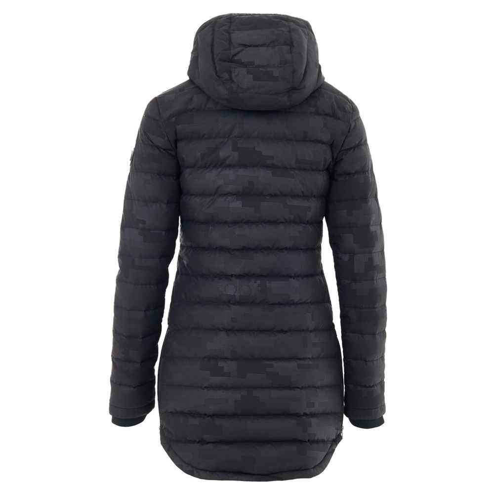 Moose Knuckles Black Nylon Coat