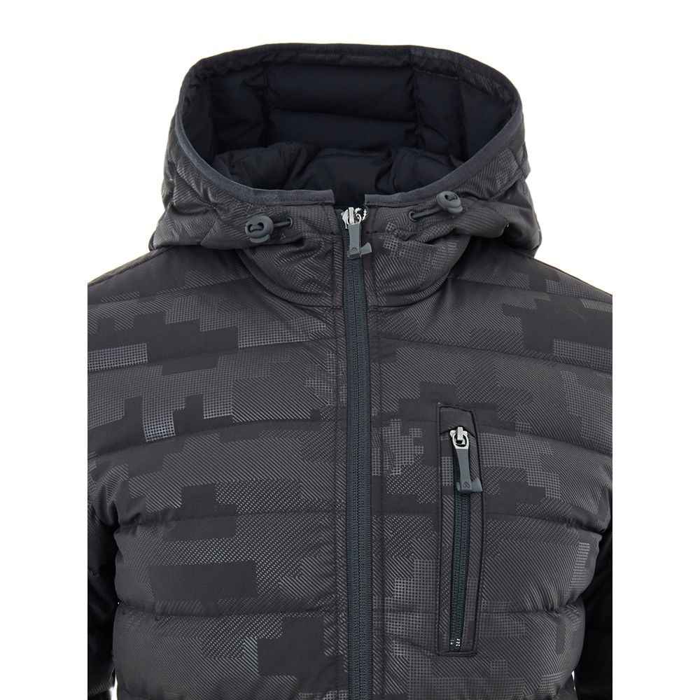 Moose Knuckles Black Nylon Coat