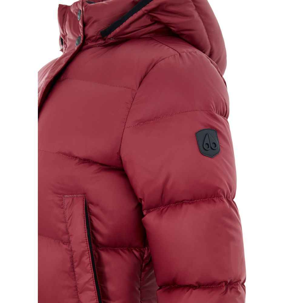Moose Knuckles Bordeaux Cotton Full-Length Jacket