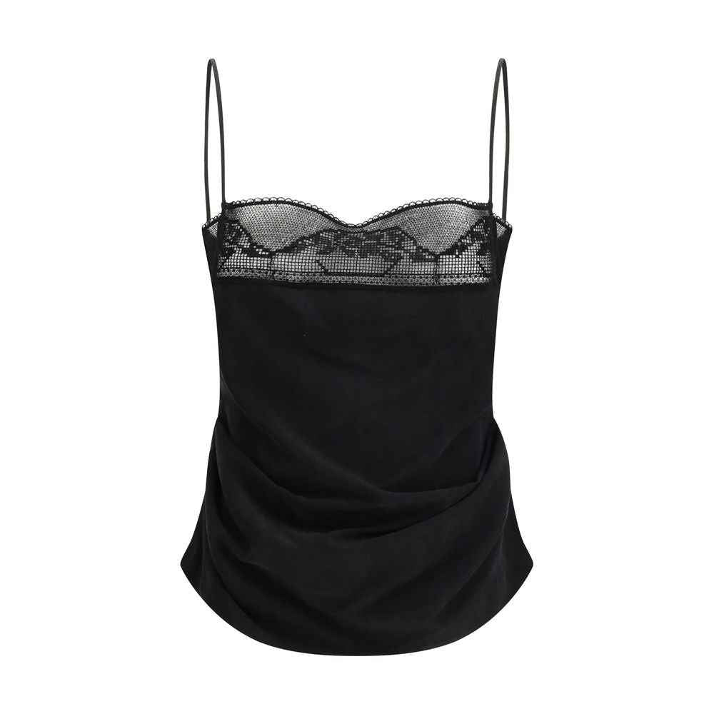 Magda Butrym Black Silk Blouse
