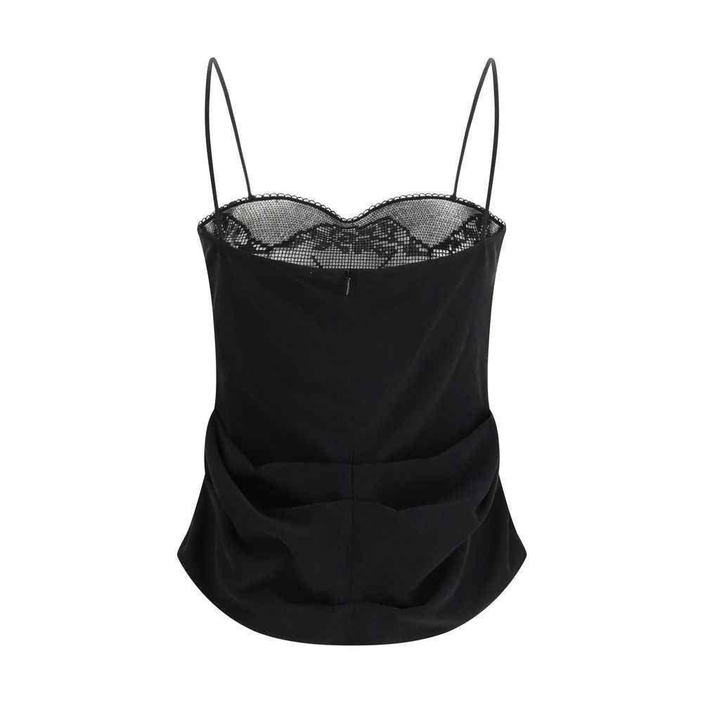 Magda Butrym Black Silk Blouse