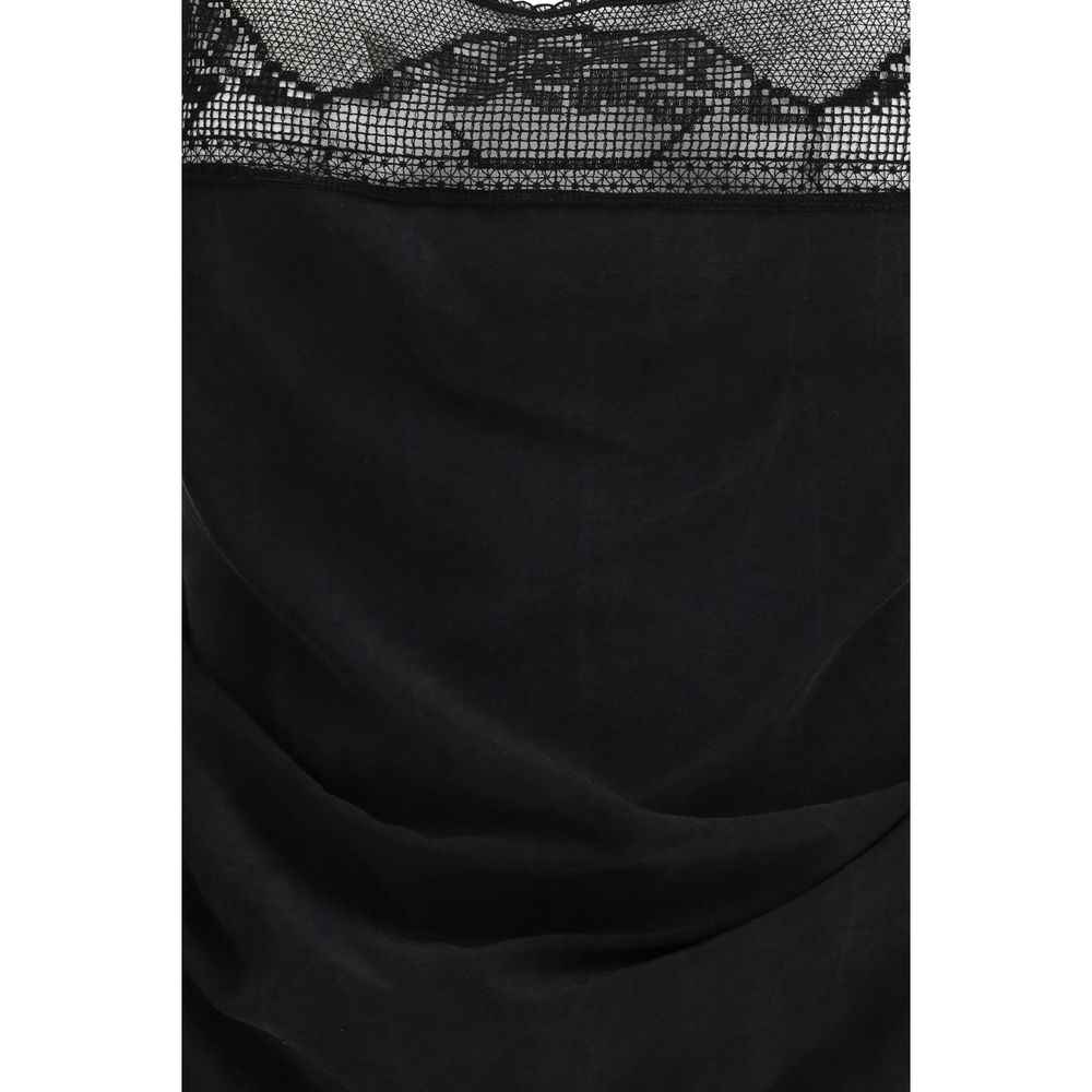 Magda Butrym Black Silk Blouse