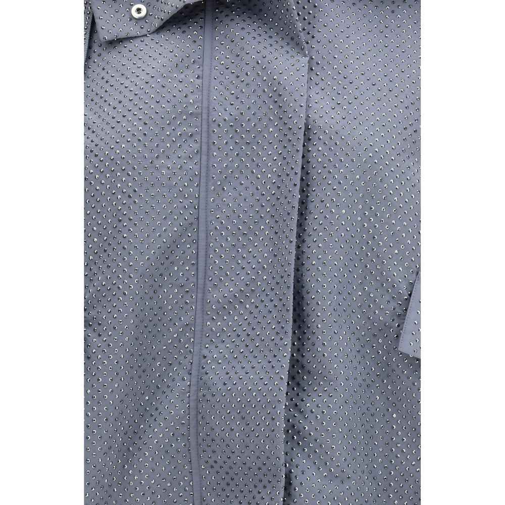 PINKO Light Blue Polyester Shell Jacket