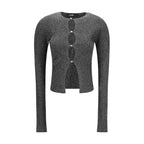 Amiri Black Viscose Cardigan
