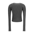 Amiri Black Viscose Cardigan