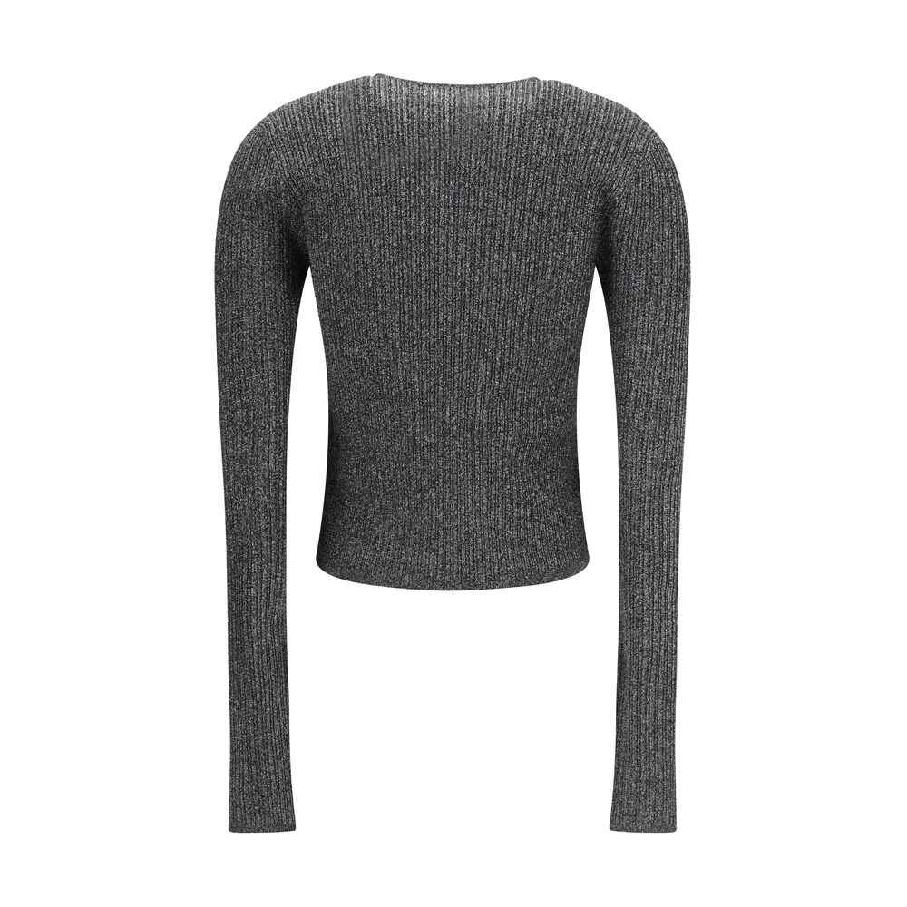 Amiri Black Viscose Cardigan