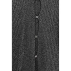 Amiri Black Viscose Cardigan