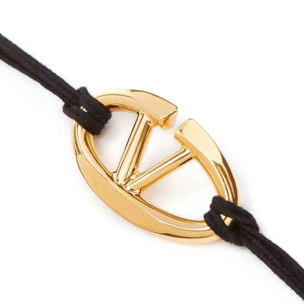 Valentino Garavani Black Cotton Bracelet