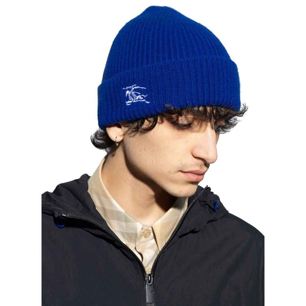 Burberry Blue Cashmere Beanie
