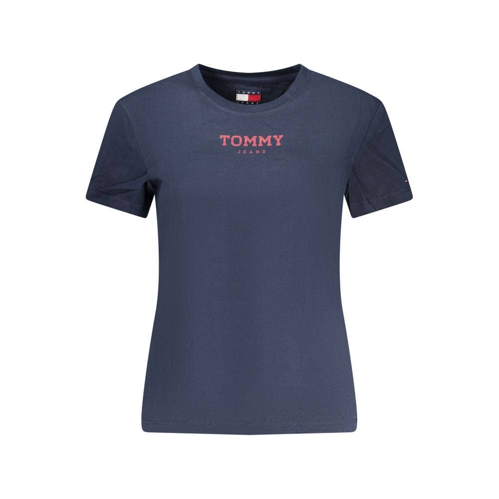 Tommy Hilfiger Blue Cotton Women T-Shirt