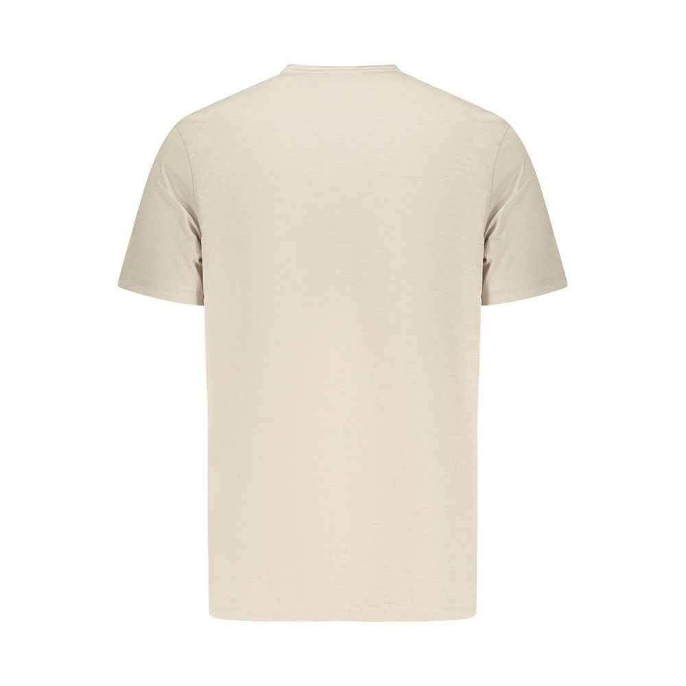 Hugo Boss Beige Cotton Men T-Shirt