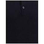 Brioni Black Cotton Polo Shirt
