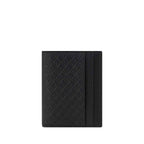 Ferragamo Black Calf Leather Bos Taurus Wallet