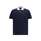 Gucci Blue Cotton Polo Shirt