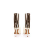 Alexandre Vauthier Multicolor Patent Leather Ankle Boots
