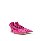 Bottega Veneta Fuchsia Leather Slippers