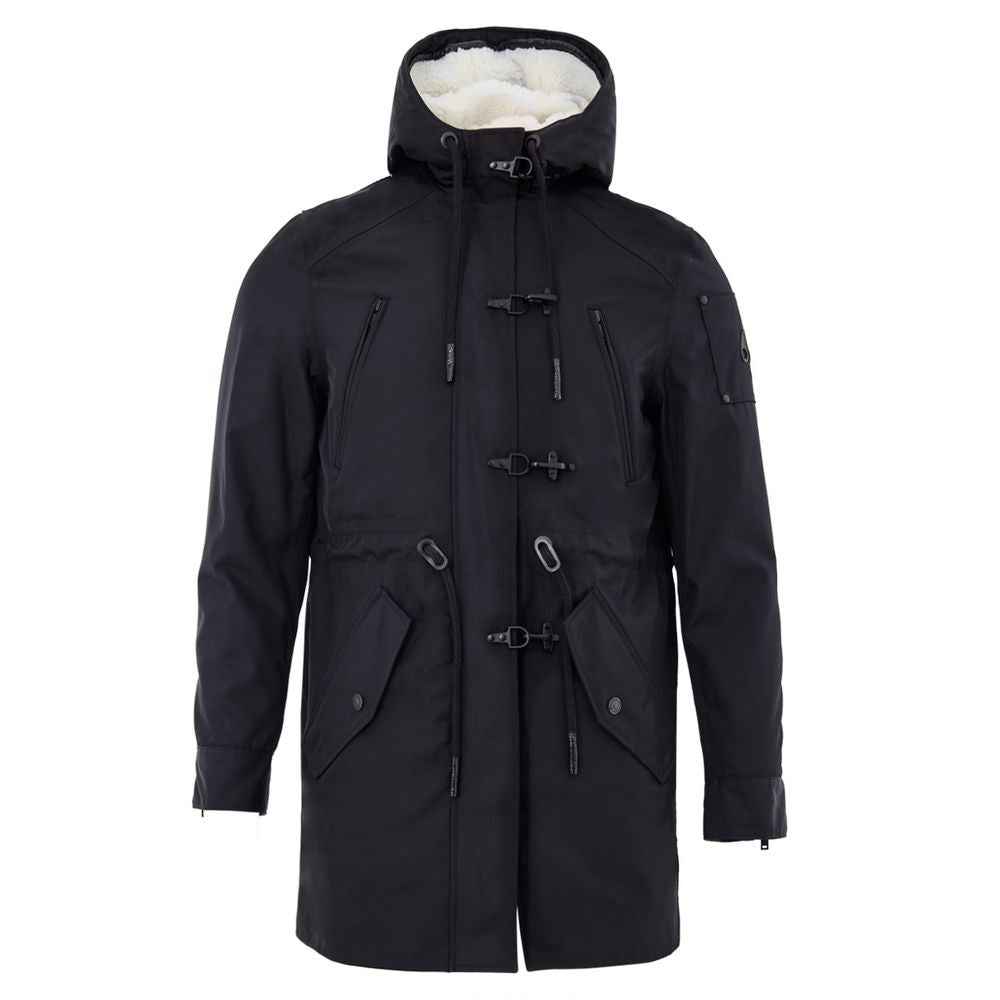 Moose Knuckles Blue Nylon Parka