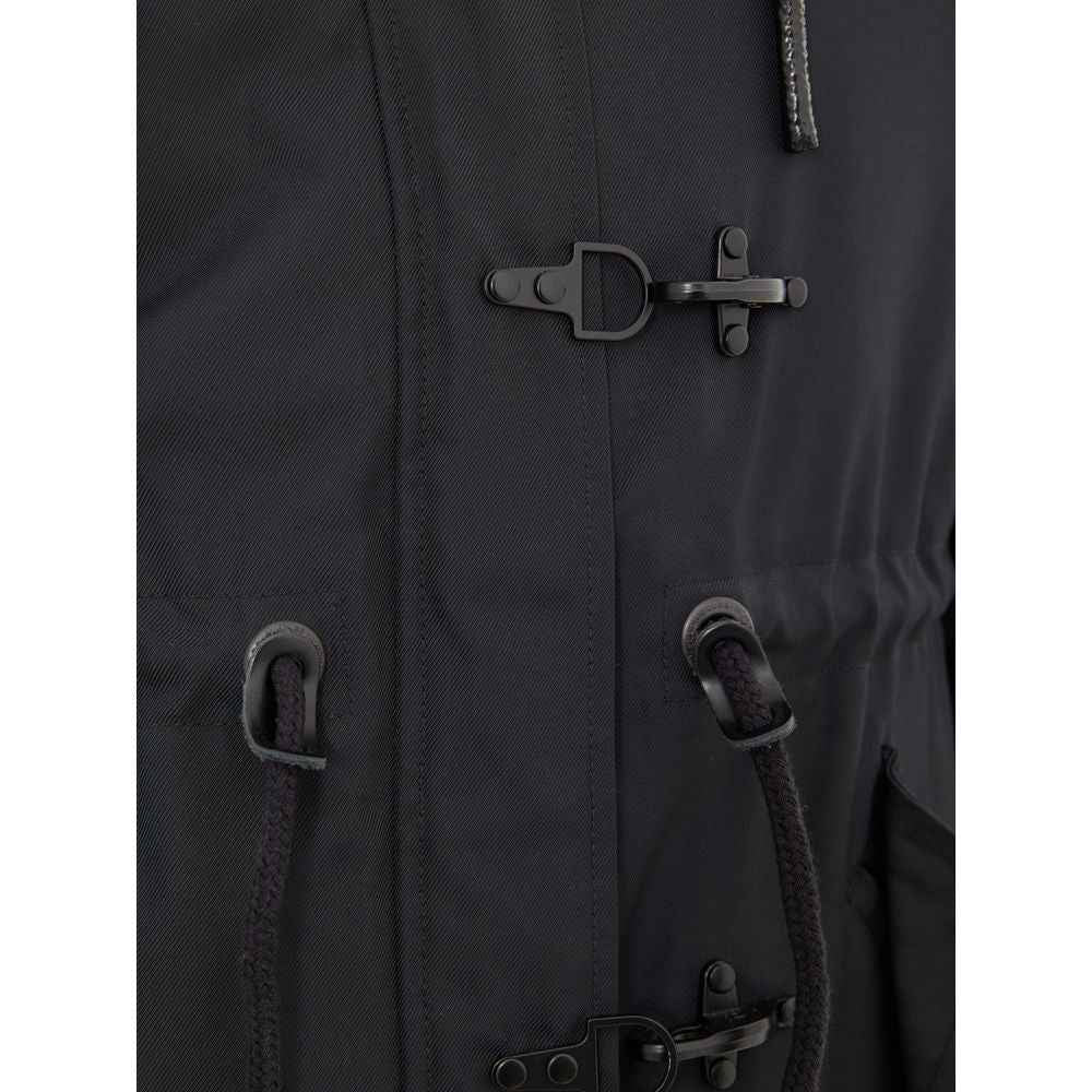 Moose Knuckles Blue Nylon Parka