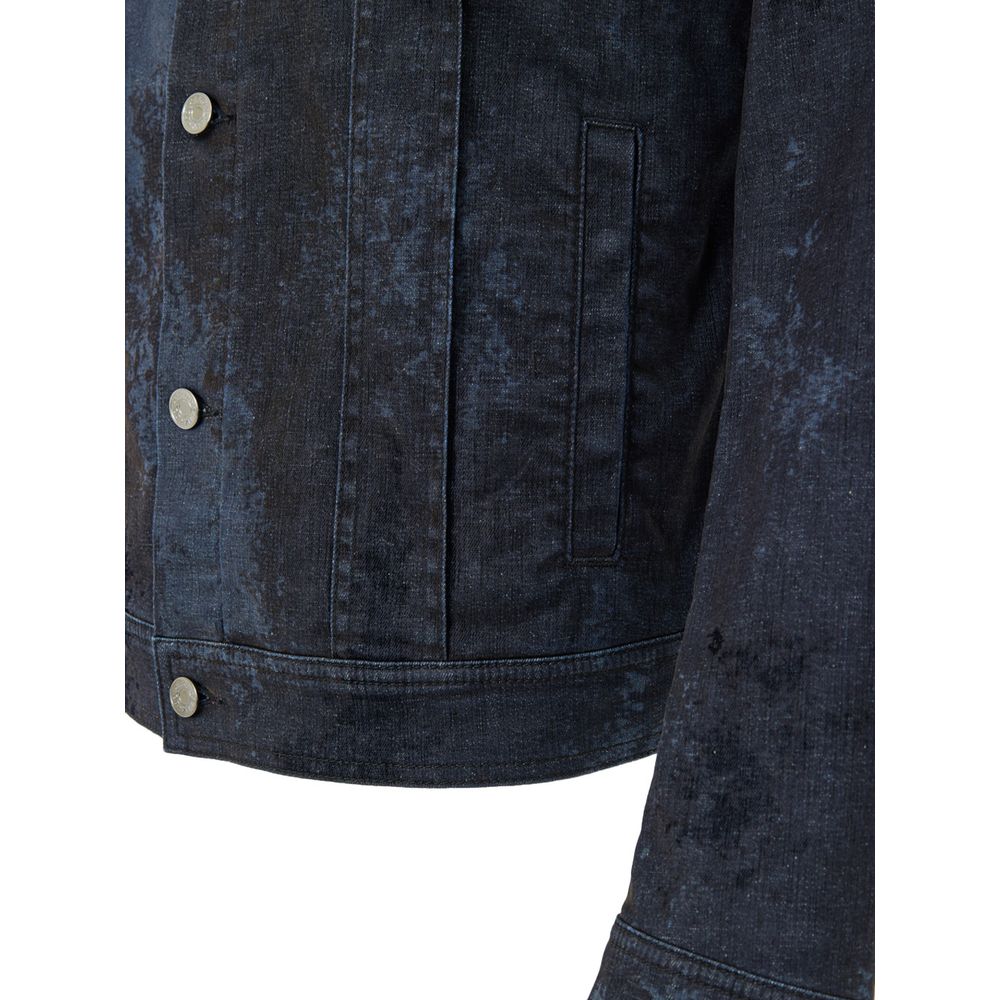 Dolce & Gabbana Gray Cotton Denim Jacket