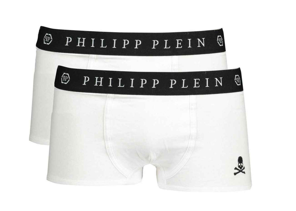 Philipp Plein White Cotton Boxers