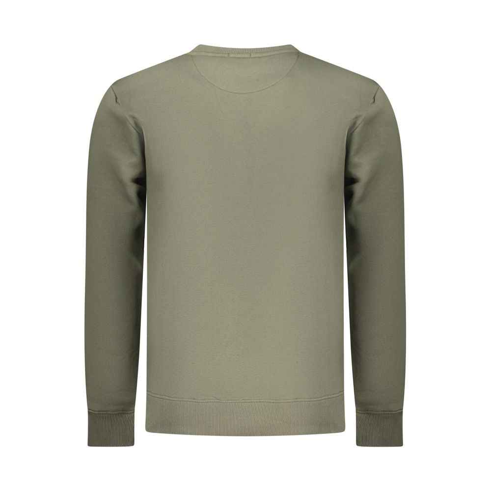 Coveri Moving Verde Cotton Men Sweatshirt