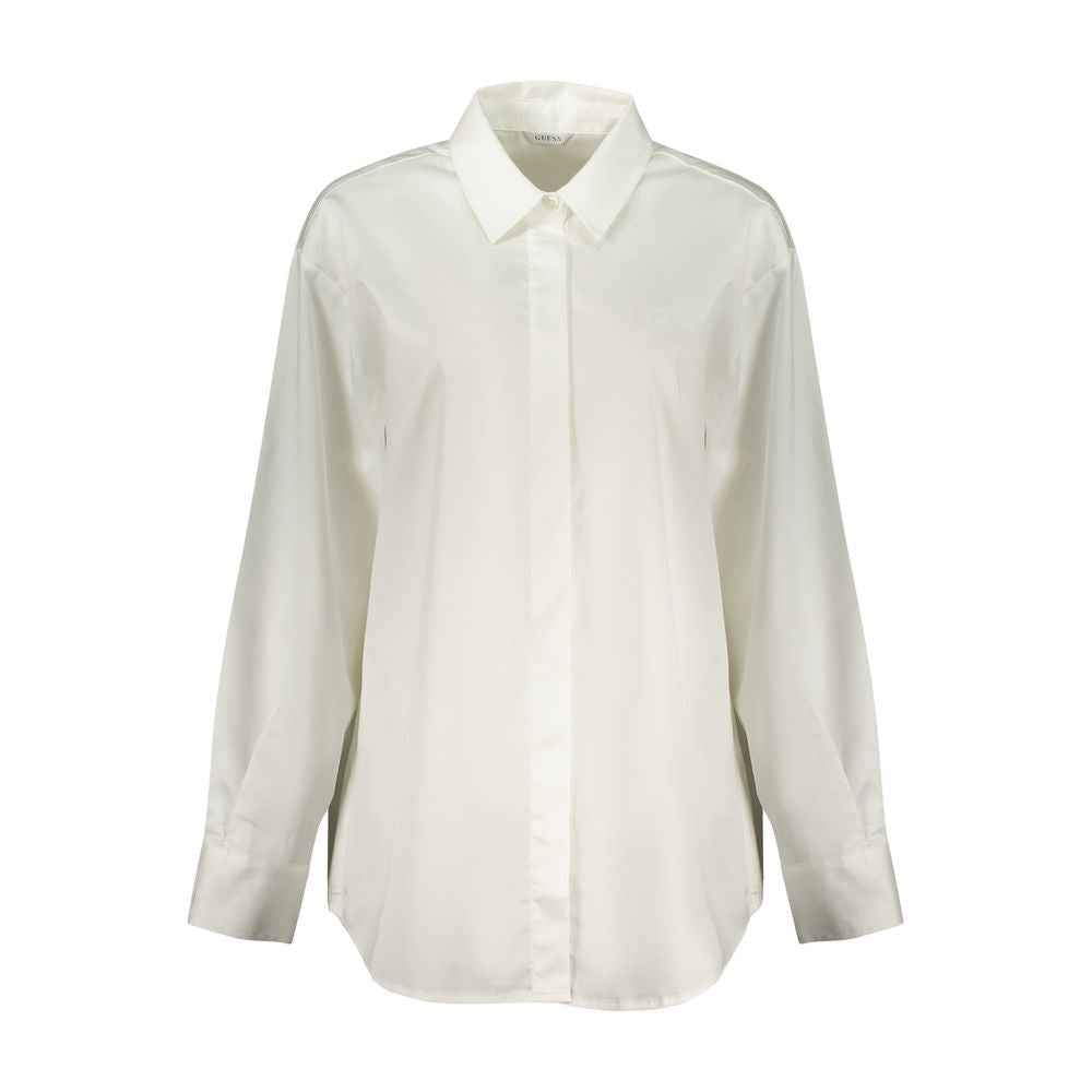 Guess Jeans Bianco Cotton Women Shirt