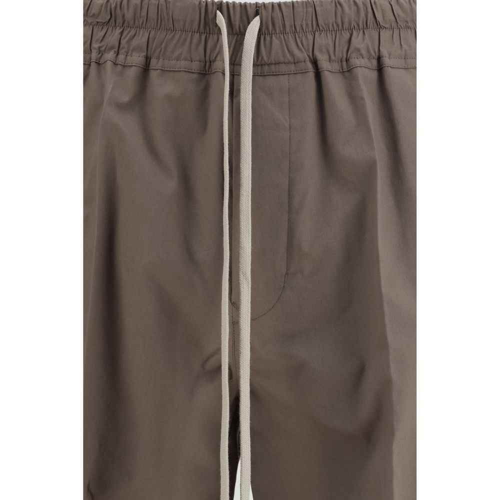 Rick Owens Brown Viscose Casual Pants