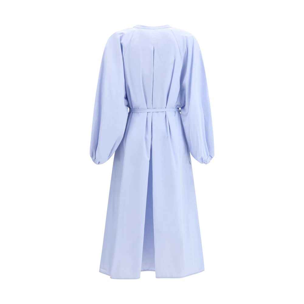 Loulou De Saison Blue Cotton Casual Dress