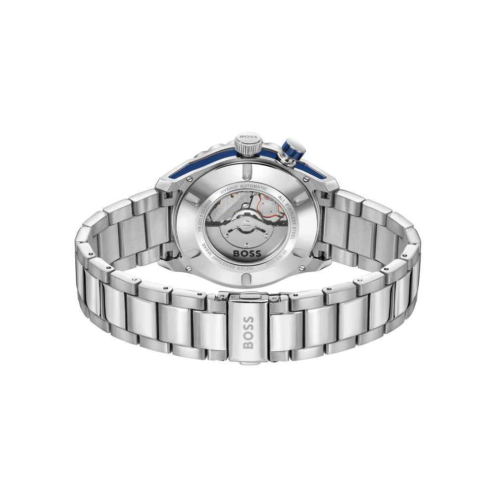 Hugo Boss Gray Stainless Steel Dress Watch