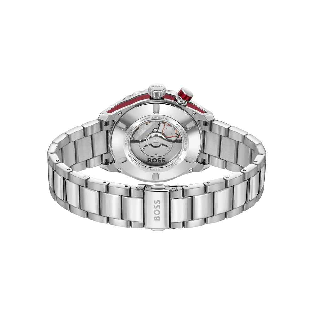 Hugo Boss Gray Stainless Steel Dress Watch