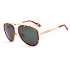 Just Cavalli Blue Metal Sunglasses