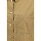 Loulou De Saison Beige Cotton Shirt
