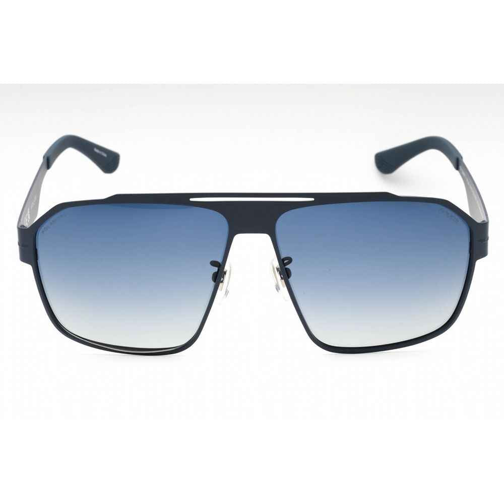 Police Blue Metal Sunglasses