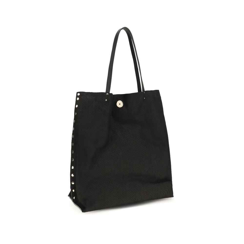 Zanellato Black Calf Leather Bos Taurus Handbag
